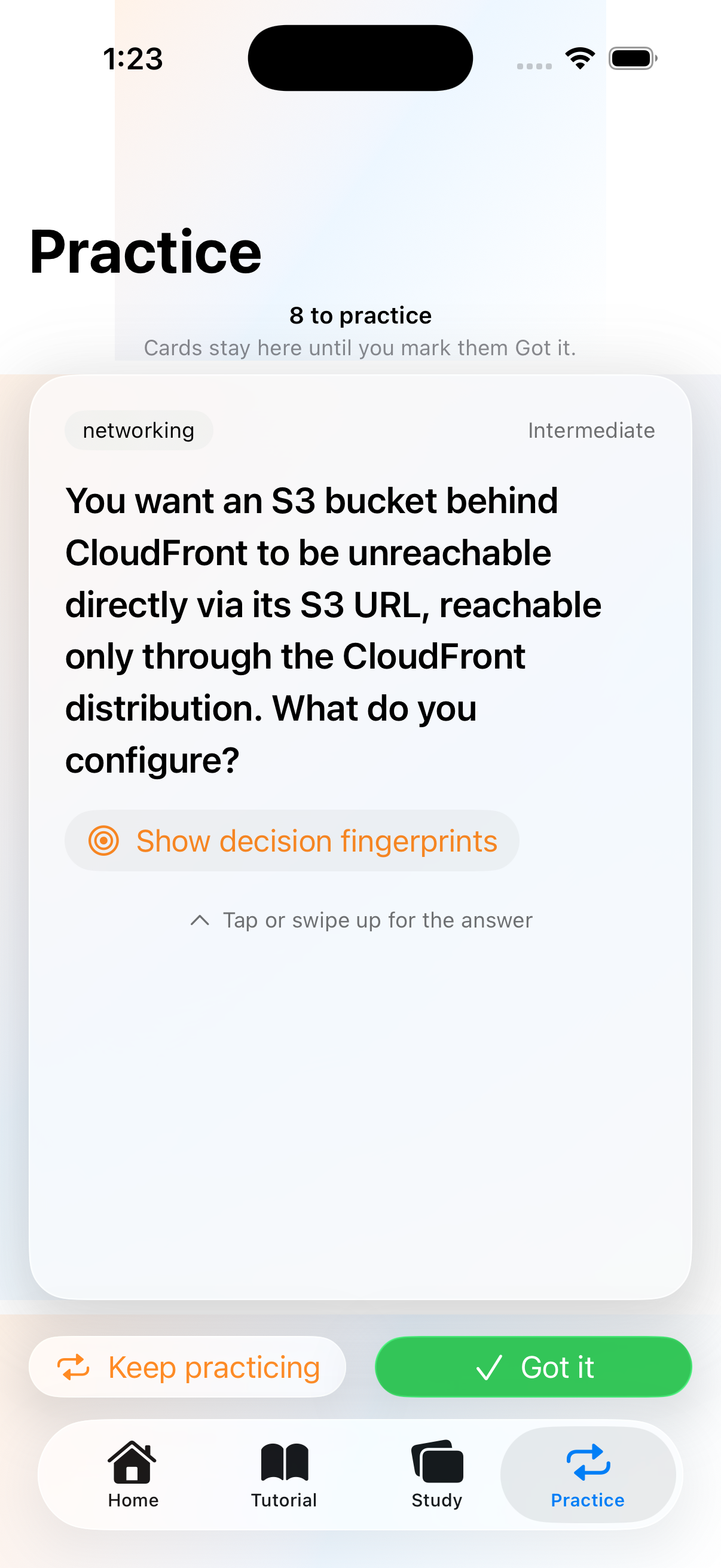 Practice question in TutorialRepo